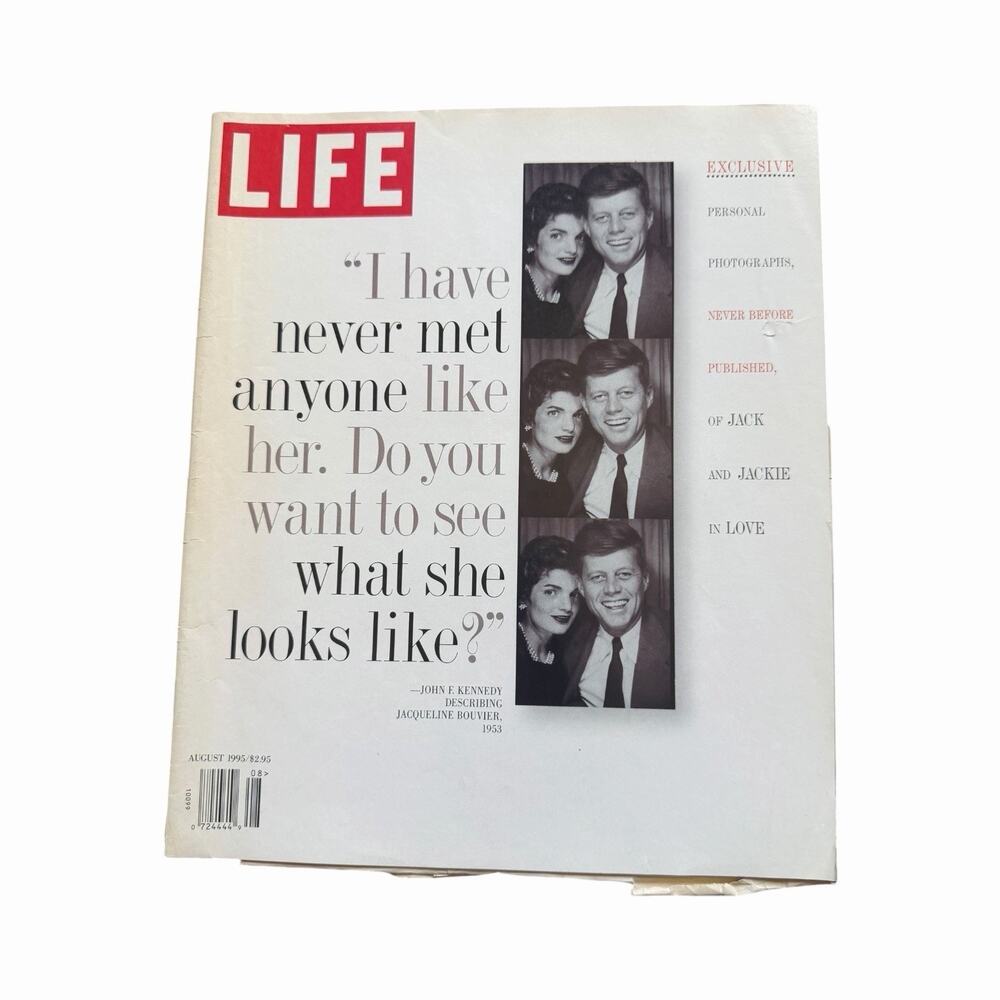 LIFE Magazine August 1995 Jack Jackie Kennedy In Love JFK Special Issue